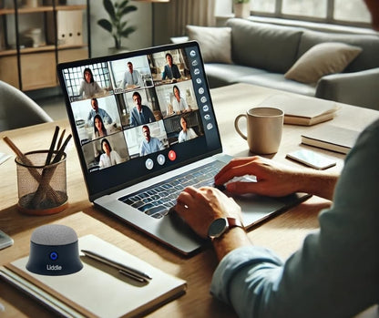 Liddle Speaker Pro - Magnetic Portablebluetooth Speaker with Microphone for Iphone 12/13/14/15/16-5W Wireless Audio, 8-Hour Battery, Water-Resistant - Magnetic Attach to Anywhere (Black)